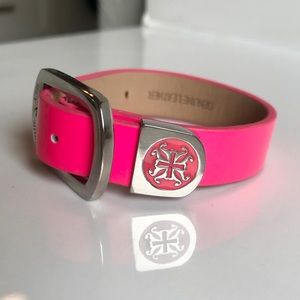 Rustic cuff leather wrap bracelet